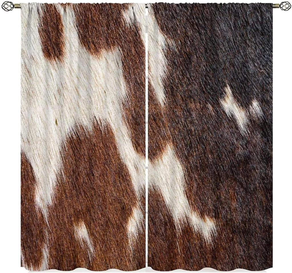 Rooster Chicken Curta,Farmhouse Floral Botanical Leaves Pattern Window Treatments For Kitchen Living Room Bedroom Drapes