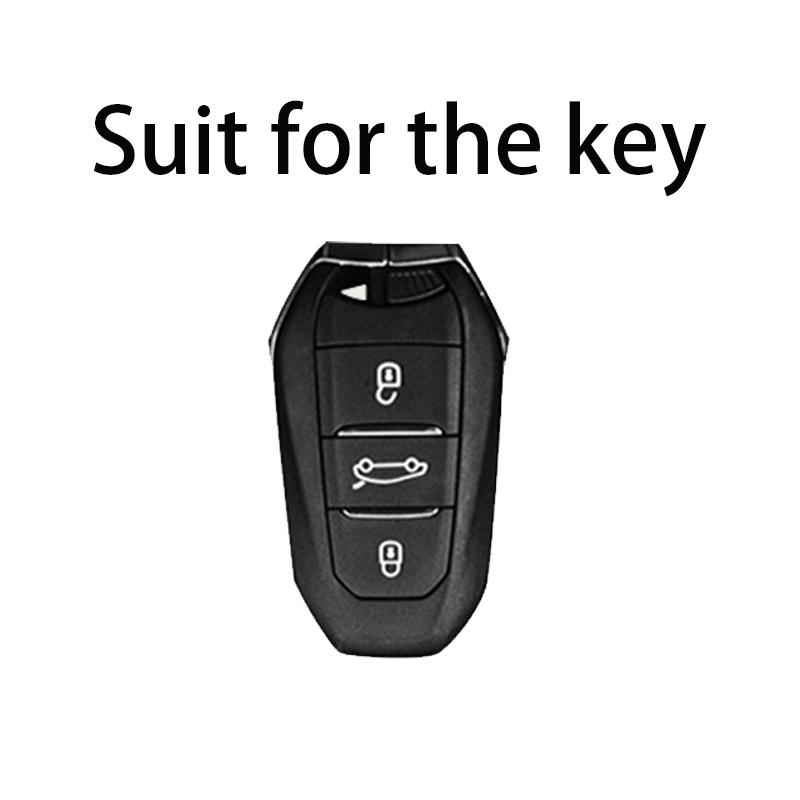 Кристально-розовый ТПУ для Peugeot 207 208 3008 206 308 508 2008 407 5008 301 для Citroen C3 C4 C5 Berlingo Чехол-обложка для брелока автомобиля