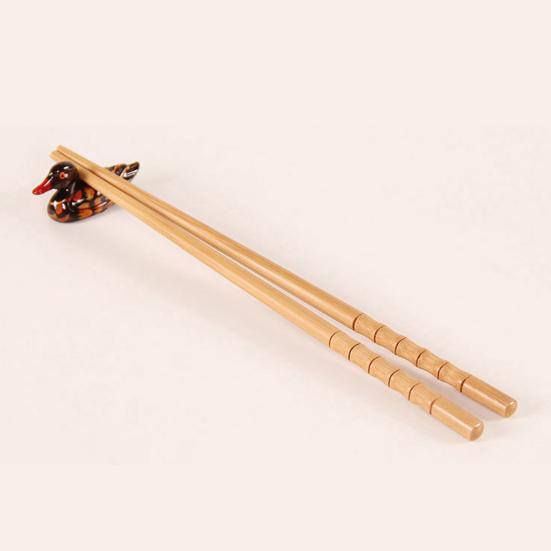 10 Pair Wooden Chopsticks Burr Free Comfortable Grip Reusable Handmade Natural Bamboo Wood Chopsticks Daily