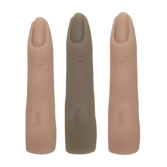 Практичный многоразовый без запаха 5D искусственный ноготь, высокоимитирующая модель пальца, практический инструмент для маникюрного салона