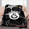 Galatasaray Football Club Crest Blanket Suitable for Sofas, Beds, Offices, And Camping - Perfect Gift for Halloween Christmas