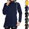 Rain Coats For Women Lightweight Jacket With Hood Windbreaker Waterproof Jackets Long Hooded Raincoat Travel Hiking Coat