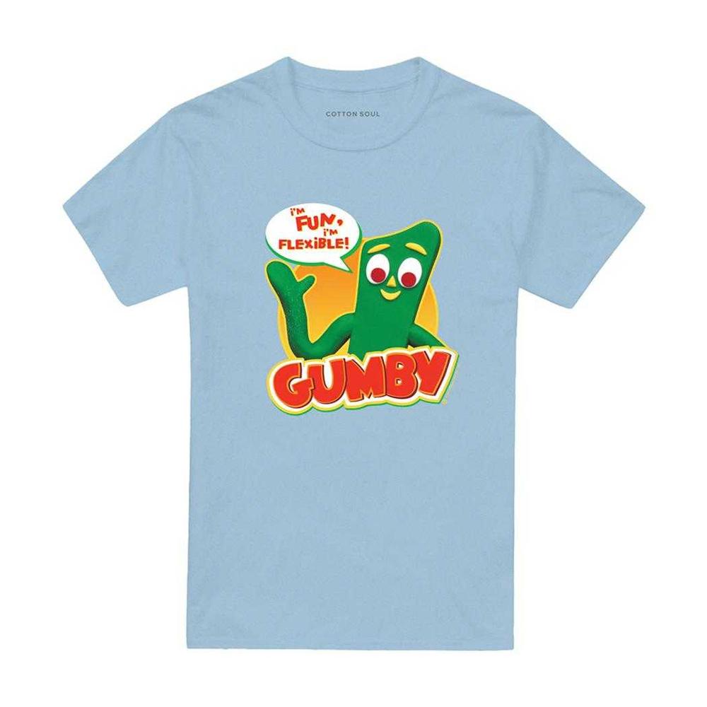 Gumby Unisex Adult Fun & Flexible T-Shirt