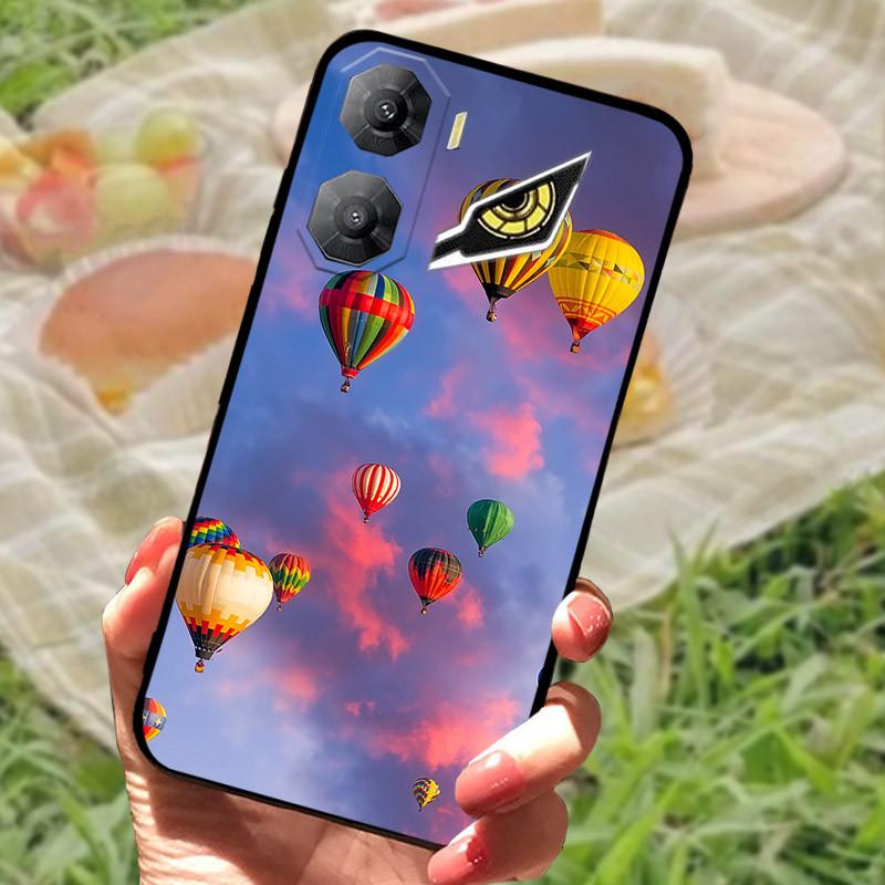 Чехол для ZTE Nubia Neo3 Neo 3 5G Z2464N TPU Мягкий Силиконовый Черный Матовый Чехол для Телефона Для Nubia Neo3 Задняя Крышка Защитная Оболочка