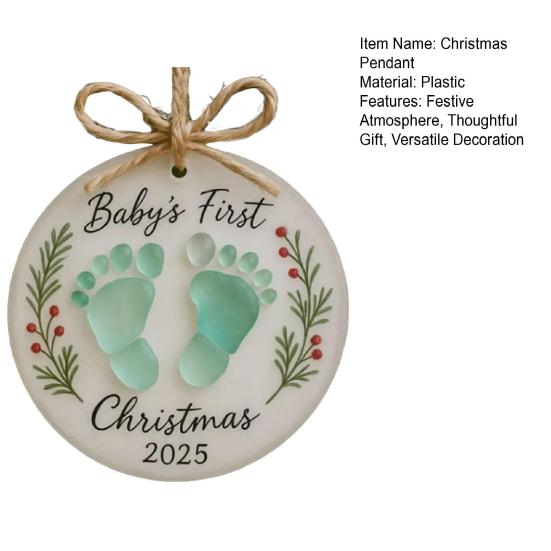 Christmas Pendant To Our Friends Letter Pattern Festive Atmosphere Hanging Decoration Living Room Bedroom Garden Decor