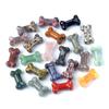 1Pc Mini Spiritual Healing Crystal Ornament Decoration Bone Shape Natural Stone Gemstone for Decorate Kennels or Home Furnishings Jewellery 34x20 Mm