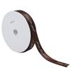 Printing Satin Ribbon Personalized Christmas Xmas Ribbons for Holiday DecorationsCoffee