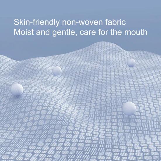 50 шт./набор Салфетка для питомца Хороший очищающий эффект Неувлажненная Ультрамягкая Уход за полостью рта Одноразовая Влажная Салфетка для чистки зубов для питомца Напальчник Продукт для кошки