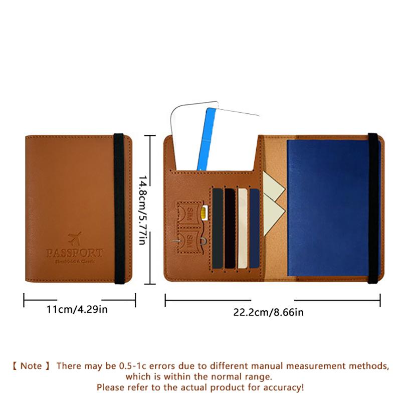 Водонепроницаемый держатель для паспорта, чехол для путешествий, PU кожаный кошелек для кредитных карт, симпатичная книжка для паспорта для женщин/мужчин, обложка для паспорта