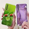 Чехол для Huawei Y7a PSmart 2021 Милый Кот Модный Расписной Чехол Мягкий Тонкий Чехол для Телефона Для Huawei P Smart 2021 Y 7a HuaweiY7a Корпус