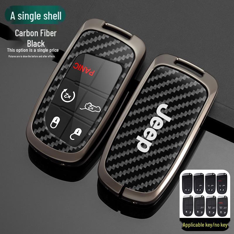 Чехол для ключа для Jeep Compass, Cherokee, Grand Cherokee, Renegade, Commander