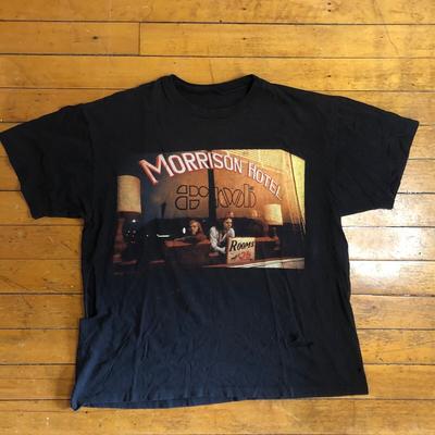 90-е The Doors - Morrison Hotel - винтажная футболка группы Унисекс футболка