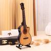 Mini Missing Angle Folk Guitar Miniature Model Wooden Mini Musical Instrument Model Collection with