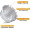 Алюминиевые маленькие формы для кексов, круглые мини-формы для чизкейка с фиксированным съемным дном, маленькие формы для кексов, формы для выпечки