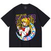 230 г/м² 100% хлопок Sailor Moon V8 Принт Минако Унисекс Тяжелая хлопковая футболка