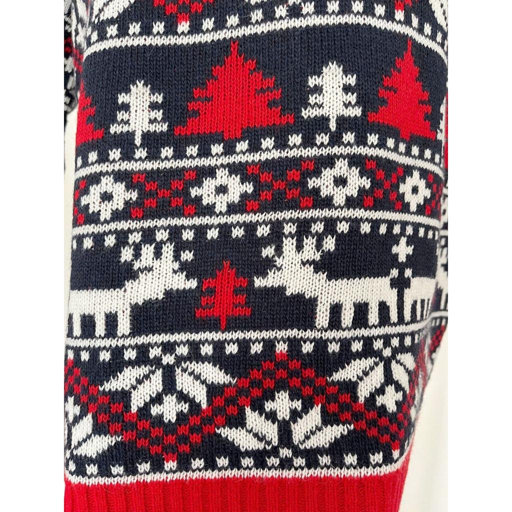 GMXIA Женская мода повседневная рождественская печать осень-зима с длинным рукавом и круглым вырезом свободные свитера