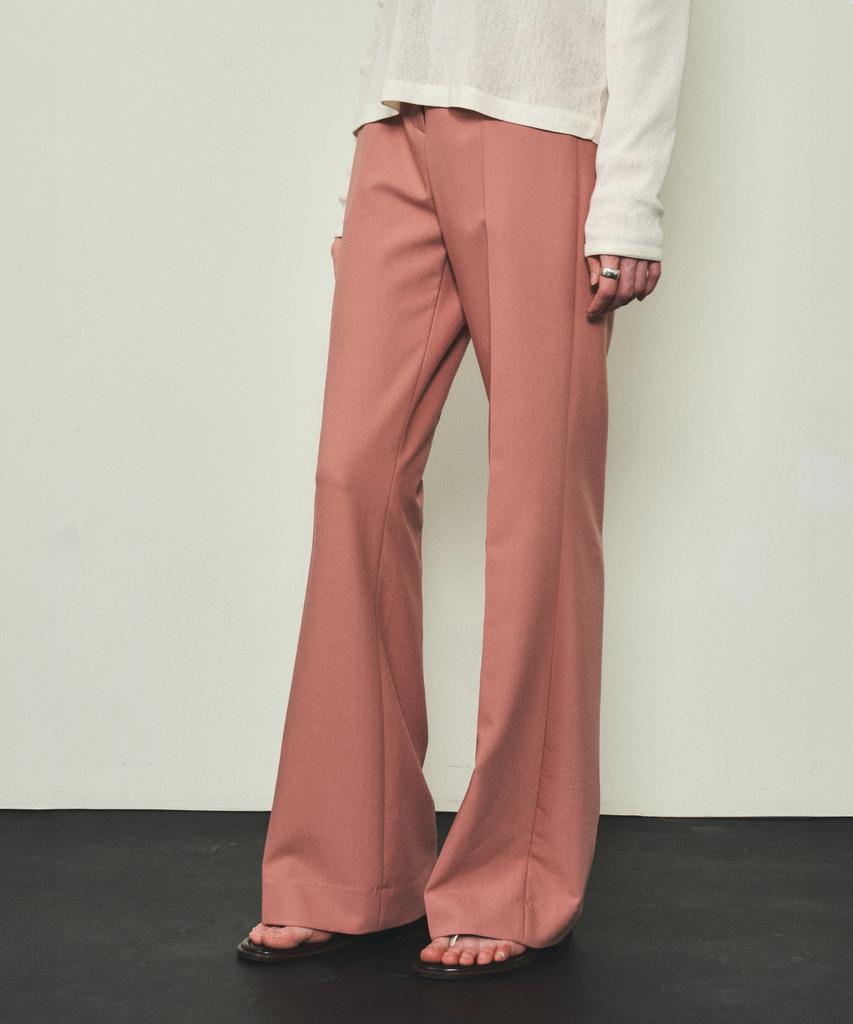 CITTA Slim Bootcut Pants_Ctb521(Pink)