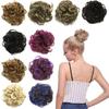 Эластичная резинка для волос, парикмахерская повязка на голову, наращивание волос, кудрявый небрежный шиньон, пучок для волос, кудрявый скрабчи