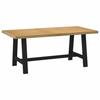 VidaXL Dining Table NOAIN A-shaped Legs 180x90x75cm Solid Pine, Dining Table, Dinner Table, Table of 4100045