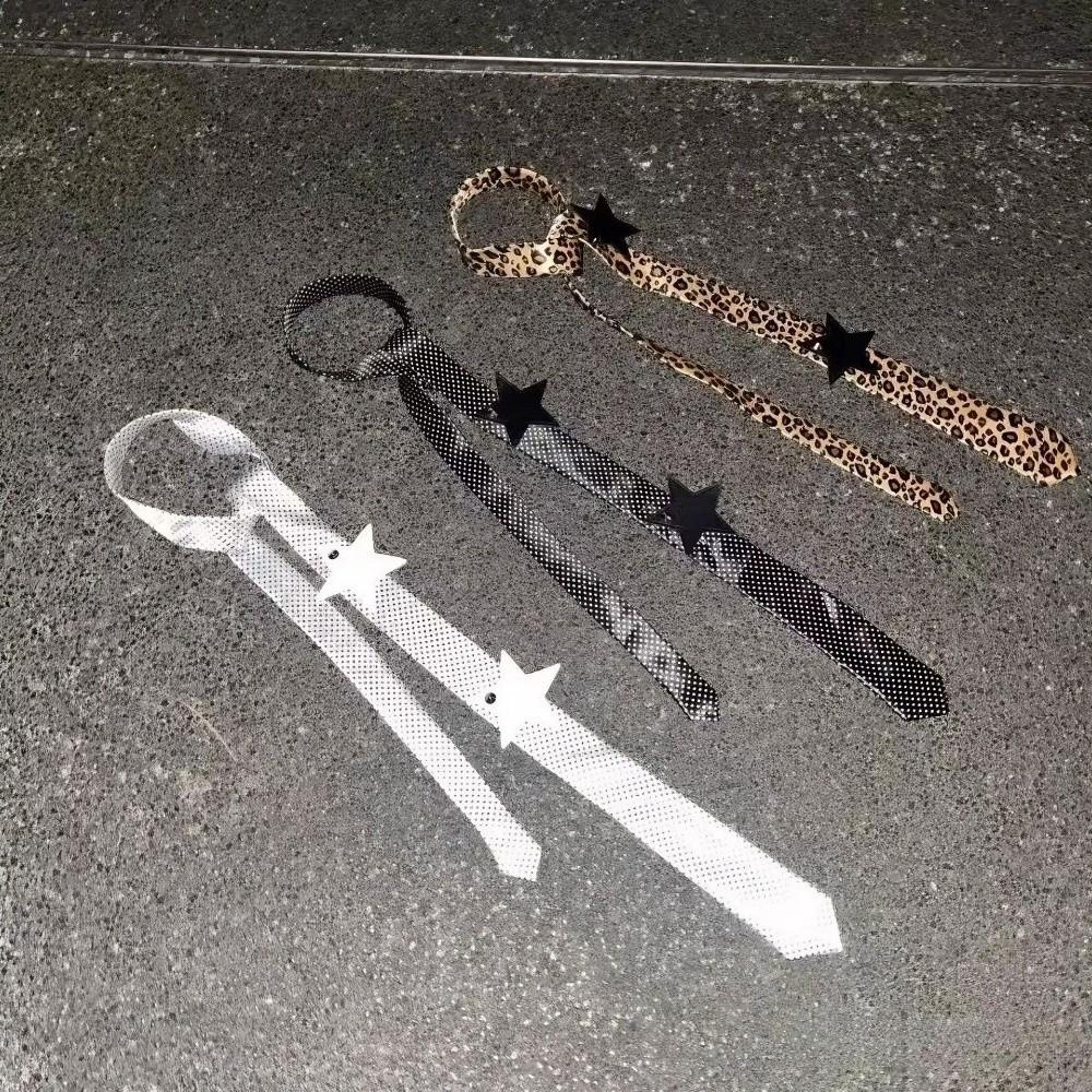 Звездный горошек Пояс Элегантный Шарф Повязка для волос Ретро Длинный Винтажный Шарф Повседневная носка