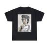 Robin Williams Graphic Print Short Sleeve Crew Neck Unisex Heavy Cotton T-Shirt