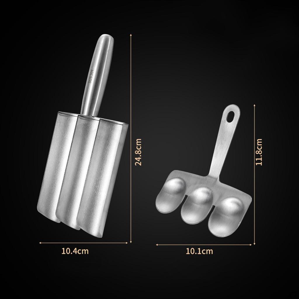 Инструмент для формирования фрикаделек из нержавеющей стали для домашнего и профессионального использования