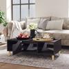 Glossy Gray Coffee Table 103.5 X 60 X 35 Cm Engineered Wood