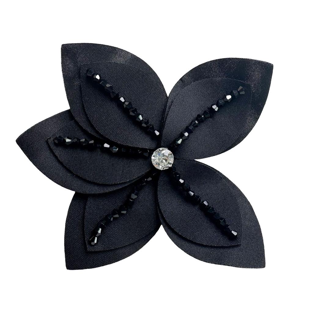 Camellia Snake Shape Brooch Fashion Women Brooch Elegant Cotton Lapel Pin for Casual Wear