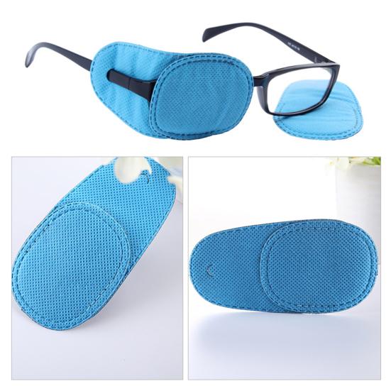 6Pcs/Box Amblyopia Eye Patch Soft Thick Universal Fit Non-adhesive Eyeglass Training Patch for Kids