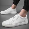 FashionGenuine Leather Mens Casual Shoes Lightweight Man Skateboard Shoes Luxury Brand Sneakers Travel Tenis Masculino Vulcanize Shoes