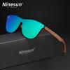 NINSUN Fashion Wood Мужские солнцезащитные очки с ультрафиолетовым излучением Классические мужские очки для вождения и верховой езды UV400 Спортивные солнцезащитные очки Очки Деревянные очки