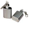 Портативная мини-крошечная фляжка из нержавеющей стали, стильная бутылка вина, фляга с кольцом для ключей