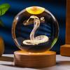 Zodiac Figurine Dragon Crystal Feng Shui 3D Ascendance Good Luck Money Luck Prayer Financial Luck Crystal Ball Prayer Entrance Increase Luck Dragon