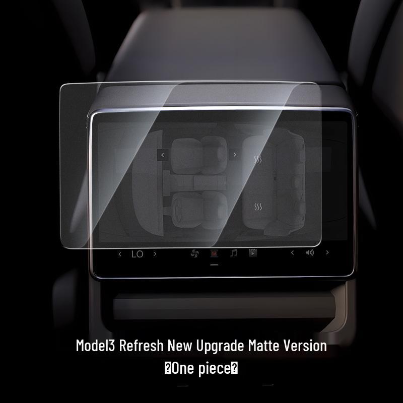 Комплект защиты экрана и консоли для Tesla Model 3/Y Yoke: Закаленное стекло и HD-пленка