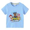 Paw Patrol Kids Clothing Tees Summer Printed Cartoon Fashion Short Sleeve Boys T-shirt Popular Design Children's Tshirt Crewneck