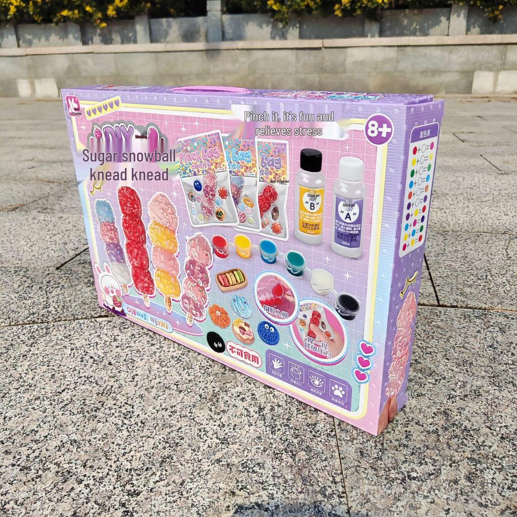 DIY Sugar-Coated Hawthorn Balls Pinching Toy: Handmade Stress Relief for Kids