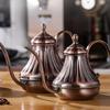 Чайник для заваривания кофе методом пуровер, с изогнутым носиком, из нержавеющей стали, для домашнего использования