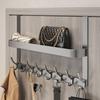 Металлический крючок за дверью Кухонный крючок-вешалка для двери Аксессуары для домашнего органайзера