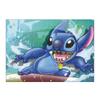 Tenyo [Made In Japan] 266-Piece Gyutto Series Jigsaw Puzzle Lilo & Stitch Surf Rider Stitch Stained Art (18.2x25.7cm) DSG-266-979 with Service Card