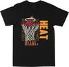 Черная футболка Philcos NBA Miami Heat 90-х