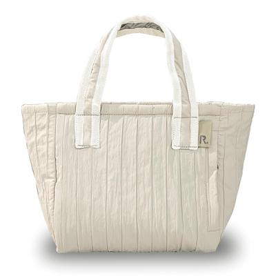 6423 Красивая простая сумка для хранения в холодильнике PT Thermo Keeper [Rootote] Женская стеганая сумка-A (01 слоновая кость)