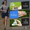 1pc Large Caliber Soft Water Bottle Collapsible Convenient Sports Water Bottle for Cycling,Hiking,Trail,Running,Fitness
