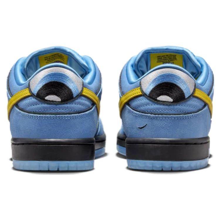 Суперкрошки x Nike Dunk Low Pro SB QS Пузырёк Унисекс Кроссовки Синий Синий-холодок Насыщенный-королевский-синий FZ8320-400