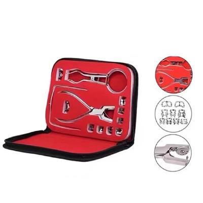 Набор дыроколов для стоматологической резины, зажимы из нержавеющей стали, щипцы, перфоратор