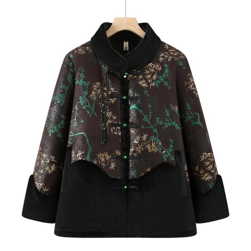 Wife Winter Wool Jacket Thick Top Large Size Old Clothes Plush