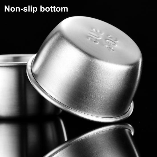 Sauce Container Good Sealing with Cover Stainless Steel Condiment Container