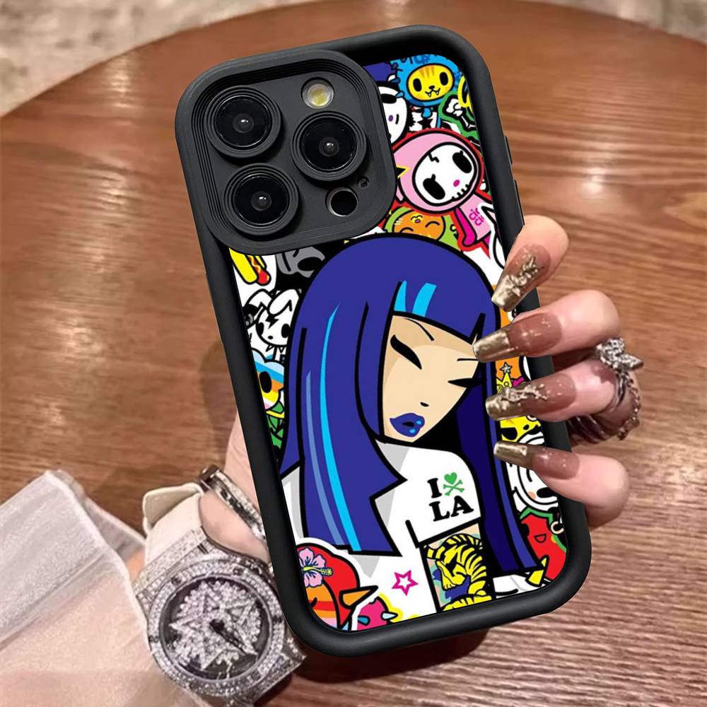 Fashion Brand T-Tokidoki Phone Case For IPhone 11 12 13 16 15 17 14 Pro Max Soft Funda Silicone Cover