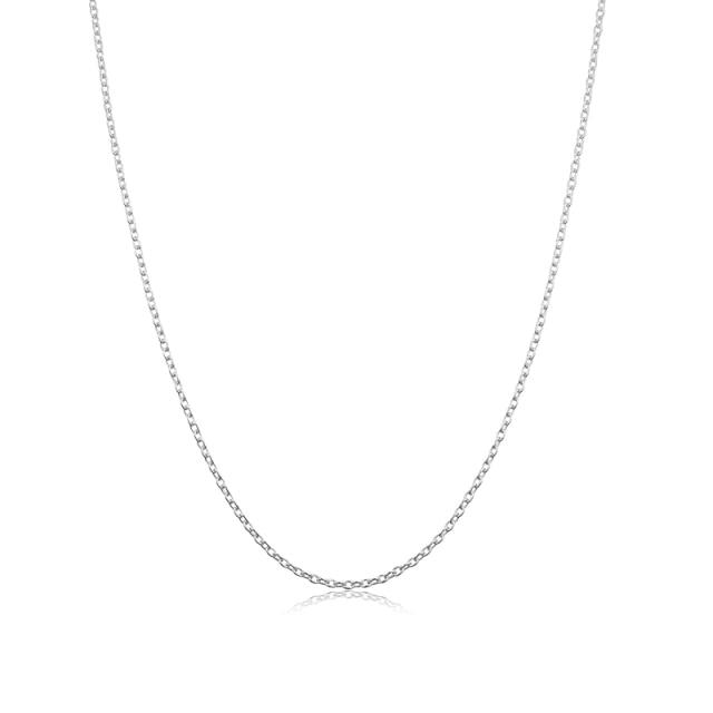 Authentic Gold Color 925 Sterling Silver Basic Cable Chain Necklace Pendant For Women Long Chain Fashion Jewelry Sca016