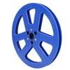 1 4 7 Inch Empty Tape Reel Fit for TEAC Reel To Reel ABS Universal Open Reel Sound Tape Empty Reel with 6 Holes Blue