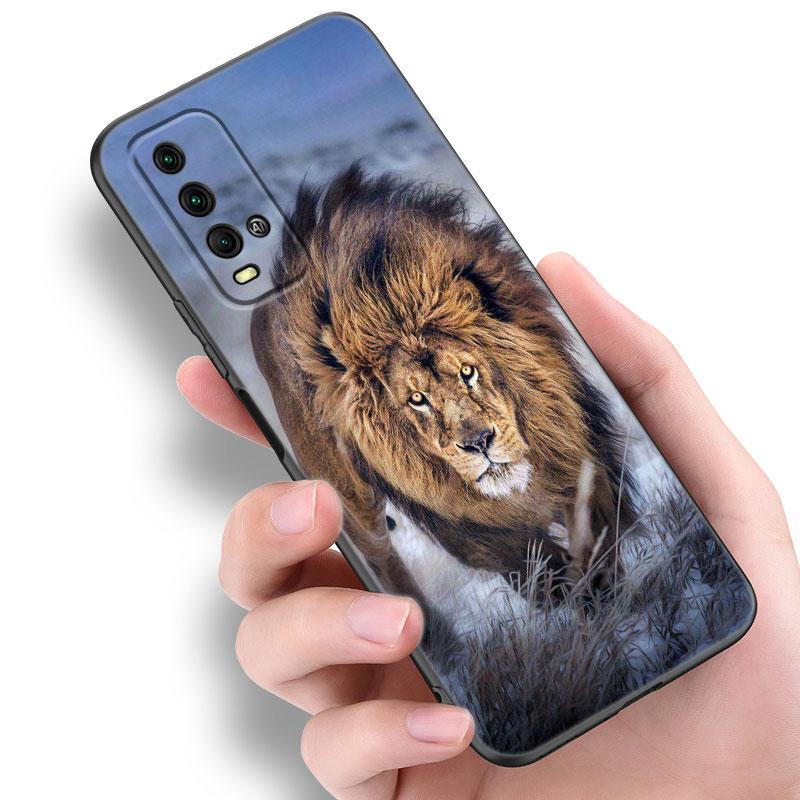Чехол для телефона Lion Alpha Male Cub для Xiaomi Redmi Note 5 6 9T K20 K40 K50 Pro 7A 8A 9A 9C 9i 10A 10C A1 S2, мягкий черный чехол из ТПУ
